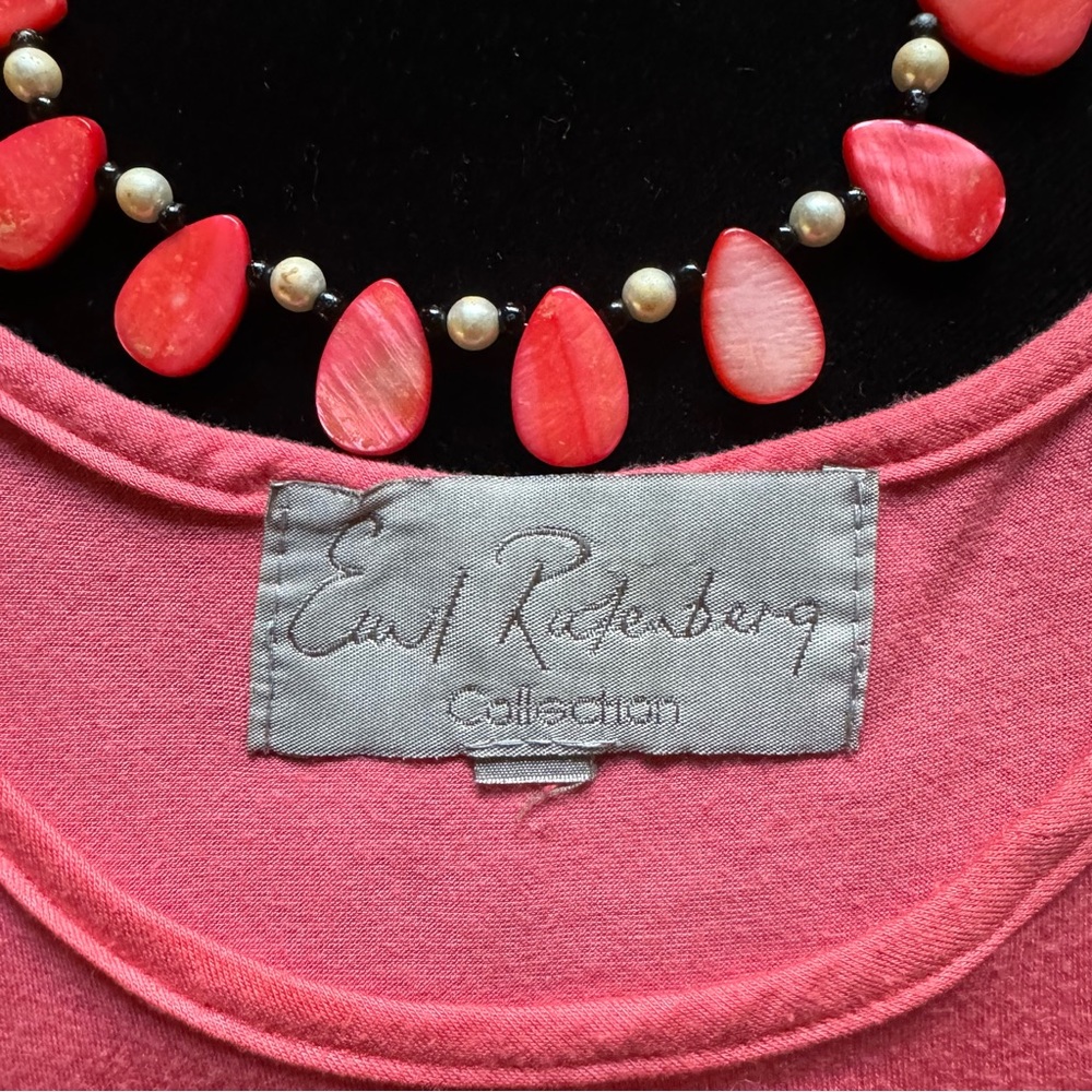 Women’s Tank Top & Jacket - Beautiful Salmon by Emil Ratenberg - Tag Size L - Picture 12 of 16